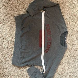 Ascot and Hart sweatshirt peace grey